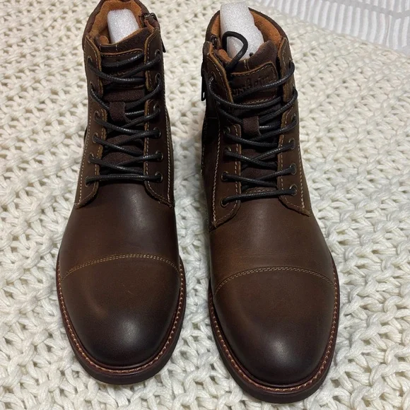 Florsheim Men's Brown Leather Boots - Picture 4 of 8